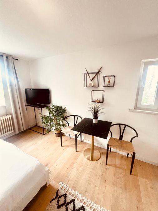 Ferienwohnung An Der Uniklinik Mit Eigener Kueche Und Renoviertem Badezimmer Homburg  Esterno foto